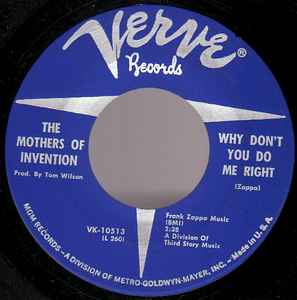 The Mothers - Why Don't You Do Me Right album cover