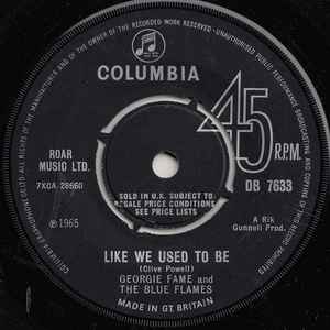 Georgie Fame And The Blue Flames – Like We Used To Be (1965, Vinyl