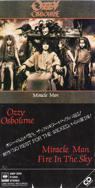 Ozzy Osbourne – Miracle Man (1988, CD) - Discogs