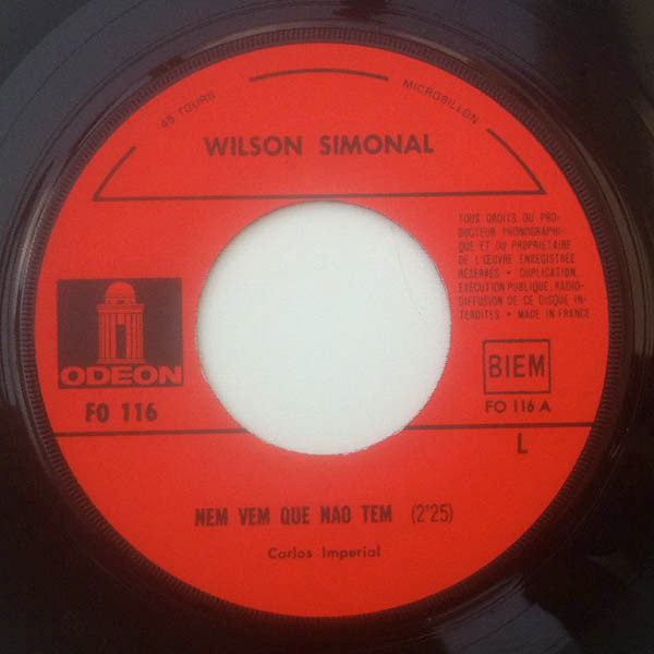 baixar álbum Wilson Simonal - Nem Vem Que Não Tem Version Originale De Tu Veux Ou Tu Veux Pas
