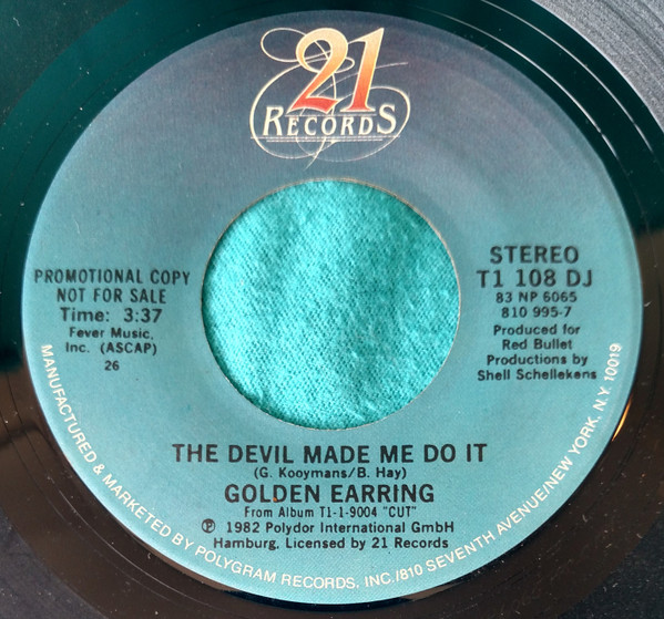 Golden Earring - The Devil Made Me Do It | Releases | Discogs