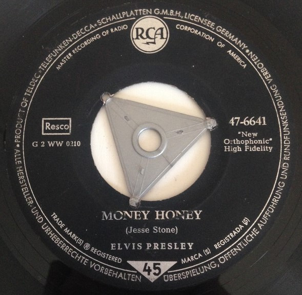 Elvis Presley Money Honey One Sided Love Affair 1956 Vinyl Discogs 