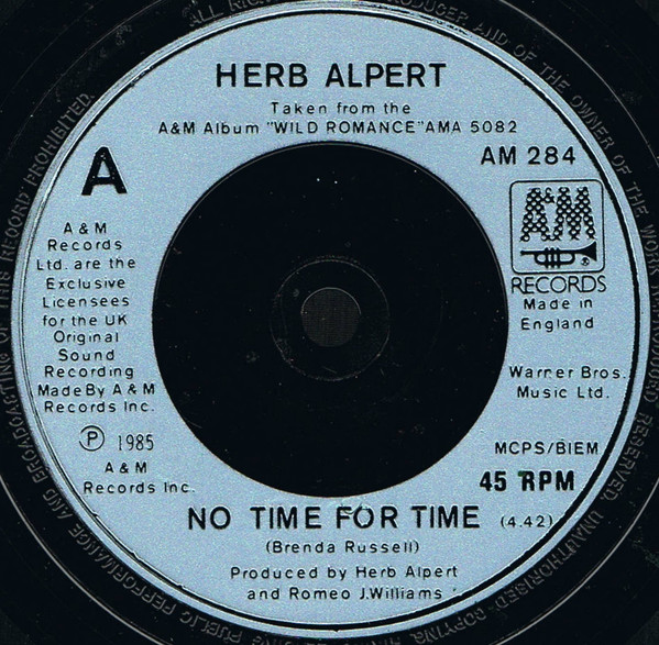 lataa albumi Herb Alpert - No Time For Time This Guys In Love With You