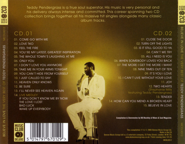 lataa albumi Teddy Pendergrass - Believe In Love The Very Best Of