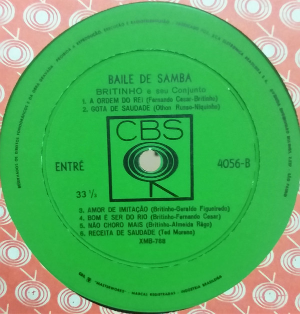 descargar álbum Britinho E Seu Conjunto - Baile De Samba
