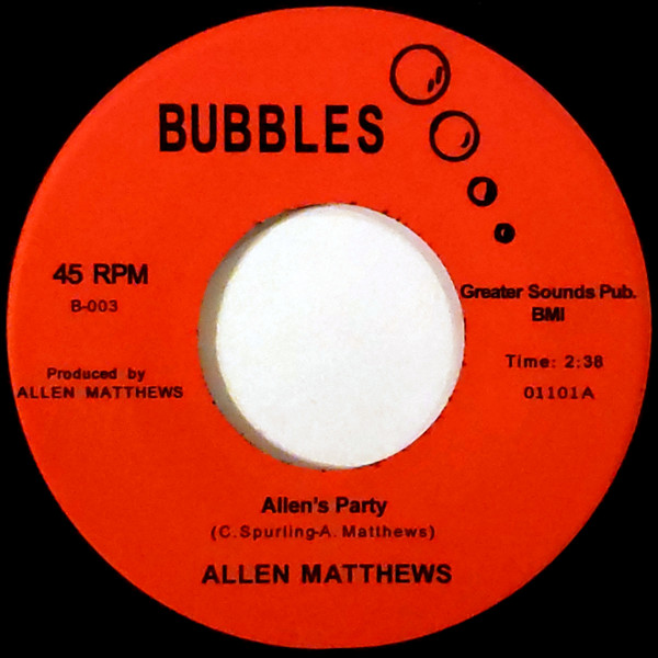 télécharger l'album Allen Matthews - Allens Party Good Loving Care