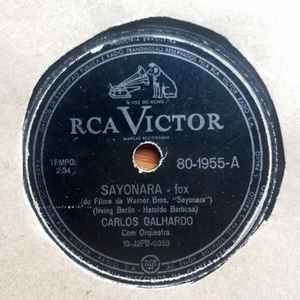 Carlos Galhardo - Sayonara / Olhos Estranhos album cover