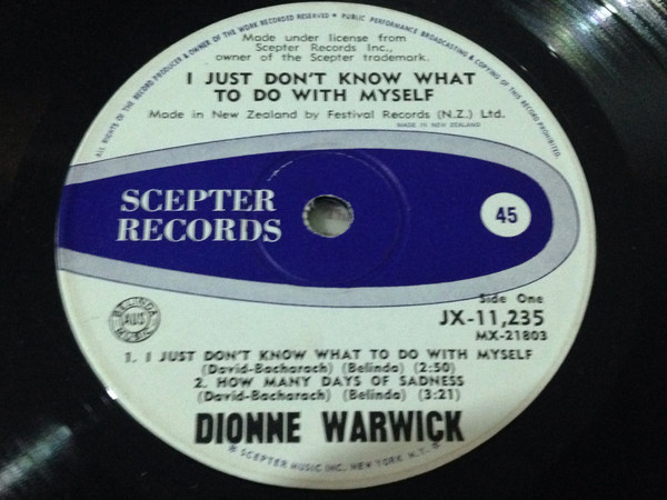 lataa albumi Dionne Warwick - I Just Dont Know What To Do With Myself