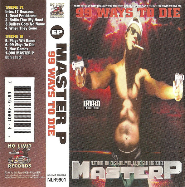 Master P – 99 Ways To Die (1995, Cassette) - Discogs