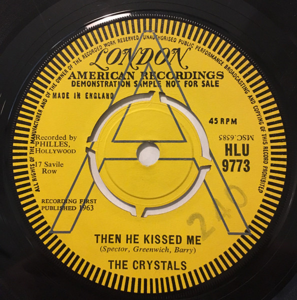 The Crystals – Then He Kissed Me 1963 Vinyl Discogs