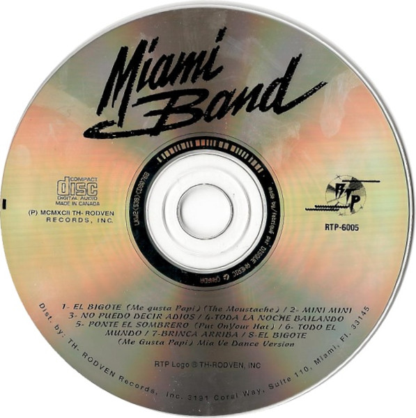 Sarabo árabe barbería Parecer Miami Band – Miami Band (1992, CD) - Discogs