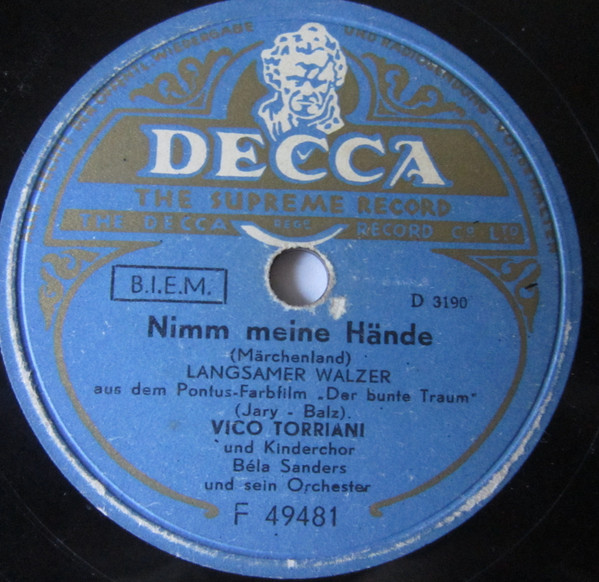 last ned album Vico Torriani - Santa Fe Nimm Meine Hände