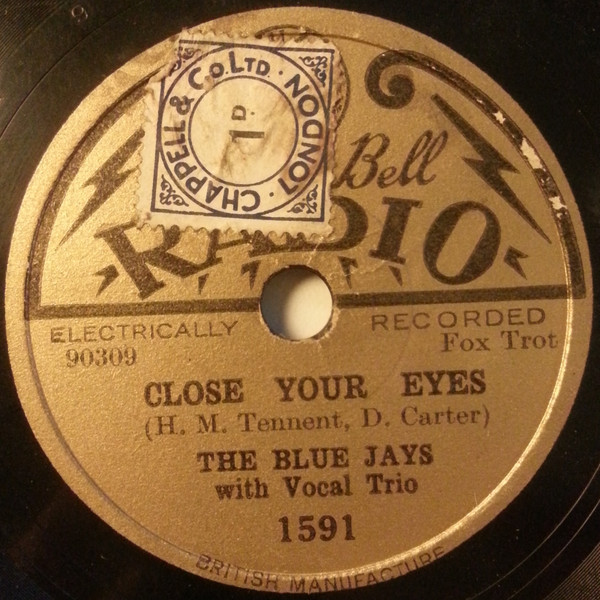 last ned album The Blue Jays - Close Your Eyes Today I Feel So Happy