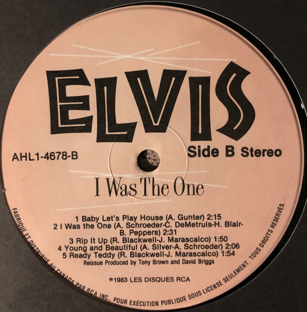 Album herunterladen Elvis Presley - I Was The One