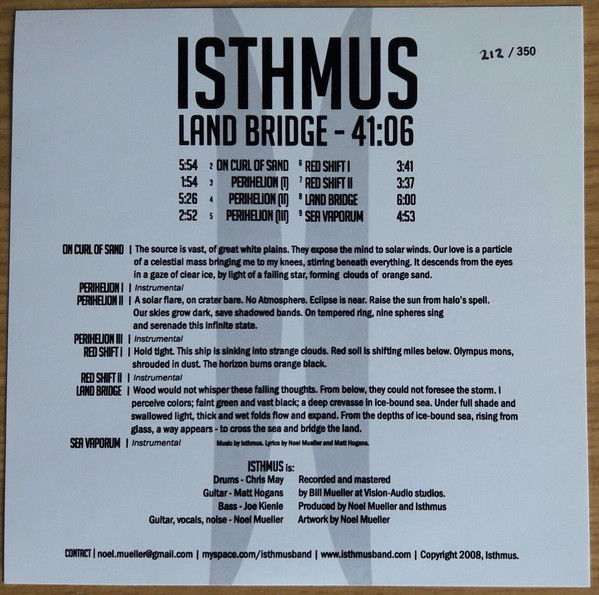 lataa albumi Isthmus - Land Bridge