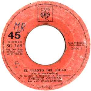 Enrique Guzmán - El Llanto Del Siglo / Joven Filósofo album cover