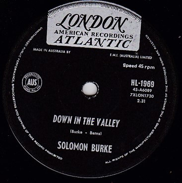 Solomon Burke – Down In The Valley (1962, Vinyl) - Discogs