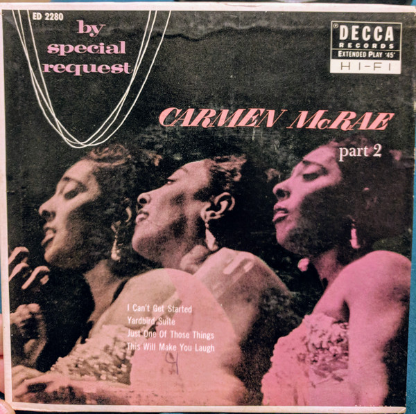 Carmen McRae – By Special Request (Part 2) (Vinyl) - Discogs