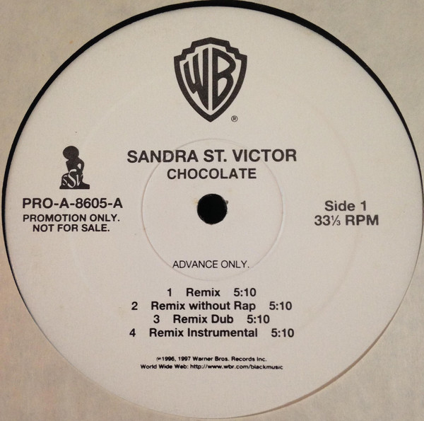 Sandra St. Victor – Chocolate (1997, Vinyl) - Discogs