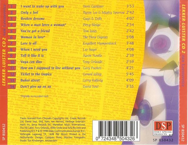 Album herunterladen Various - Lekker Luister CD 2