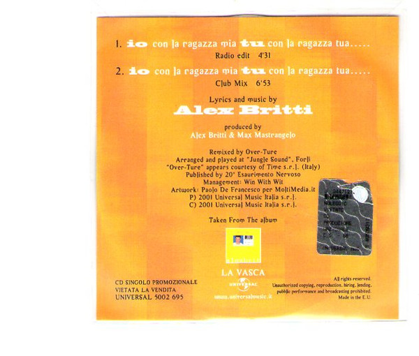 lataa albumi Alex Britti - Io Con La Ragazza Mia Tu Con La Ragazza Tua
