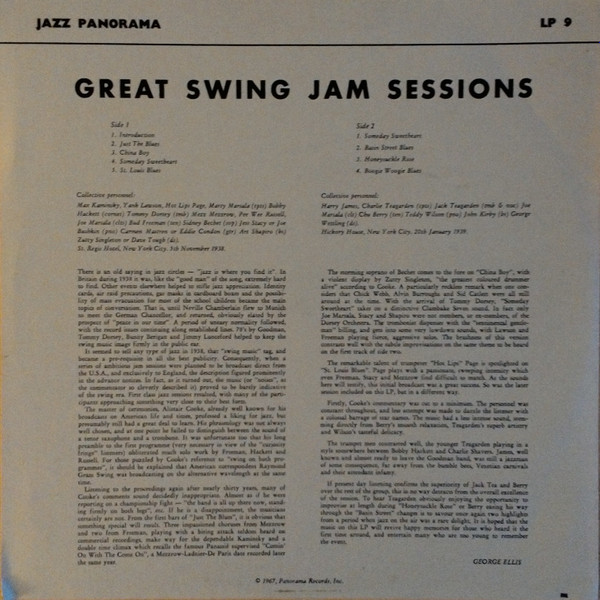 descargar álbum Various - Great Swing Jam Session
