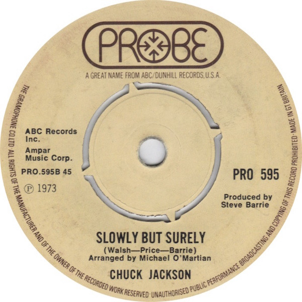 ladda ner album Chuck Jackson - I Only Get This Feeling Slowly But Surely
