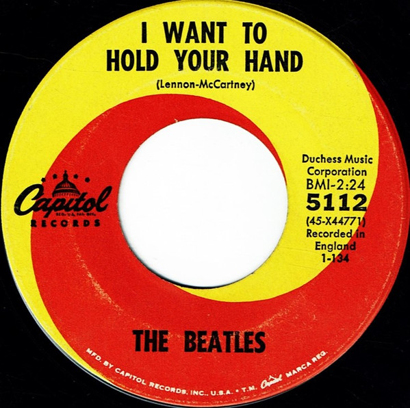 The Beatles - I Want To Hold Your Hand / I Saw Her Standing There 