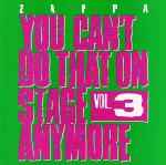 Cover of You Can't Do That On Stage Anymore Vol. 3, 1995, CD