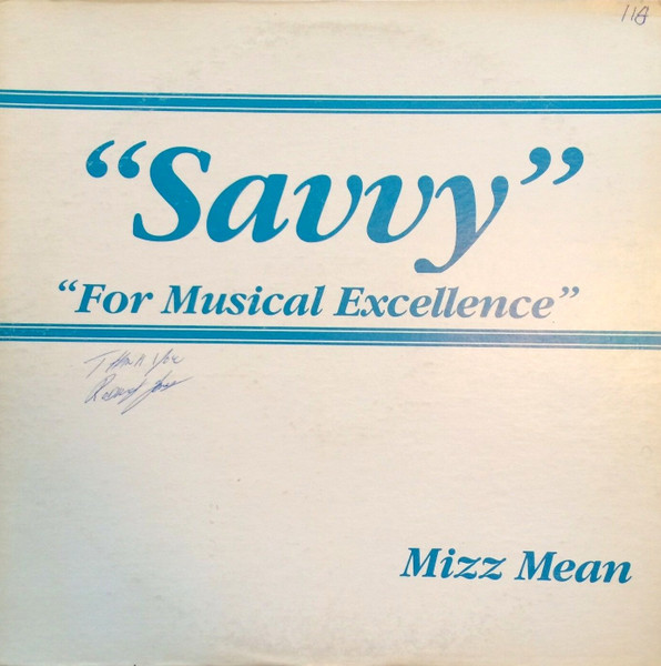 Savvy – Mizz Mean (1986, Vinyl) - Discogs