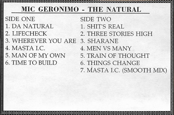 Mic Geronimo - The Natural | Releases | Discogs