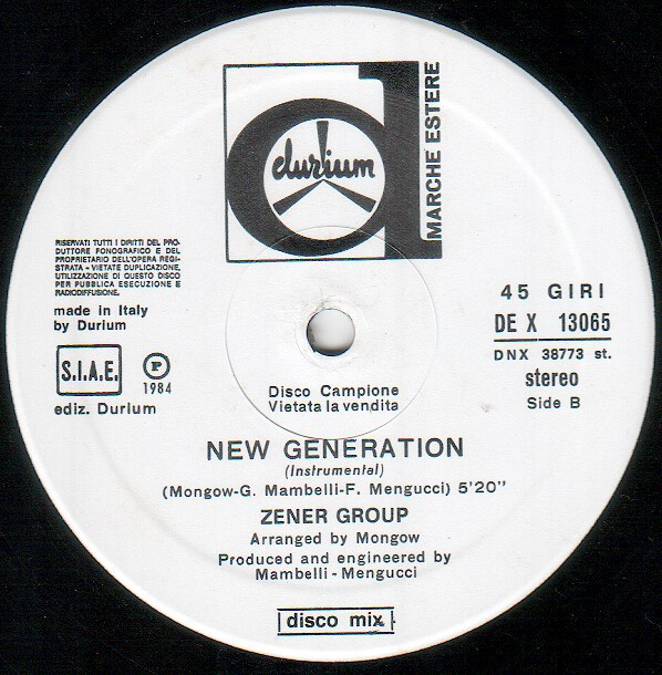 last ned album Zener - New Generation