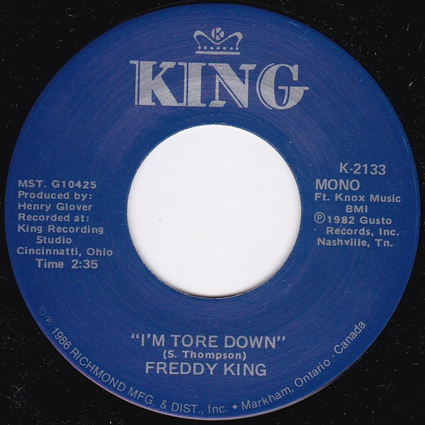 lataa albumi Freddy King - Im Tore Down See See Baby