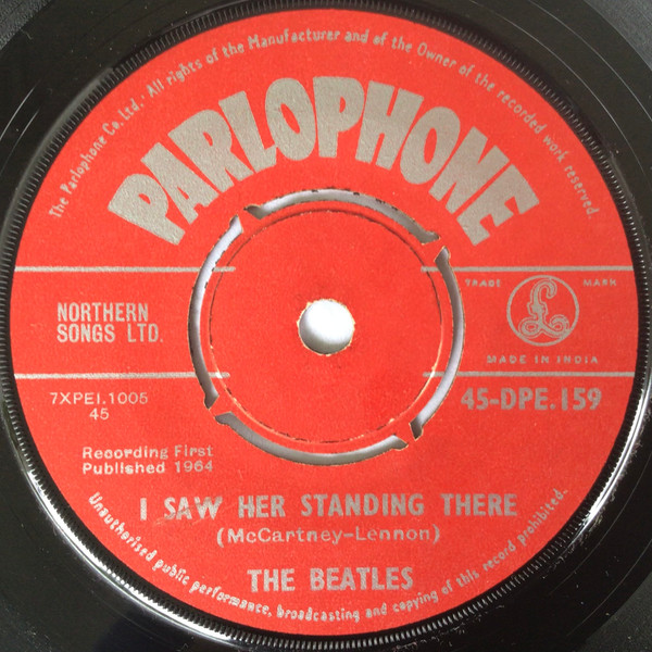 The Beatles – I Saw Her Standing There (1964, Vinyl) - Discogs