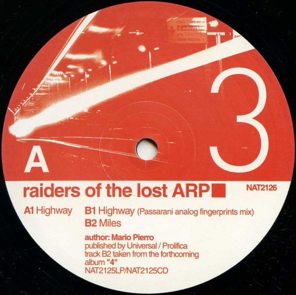 Raiders Of The Lost ARP - 3 | Nature Records (NAT2126)