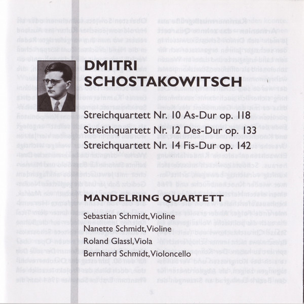 descargar álbum Shostakovich Mandelring Quartett - Complete String String Quartets Vol IV