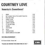 Cover of America's Sweetheart, 2003, CDr