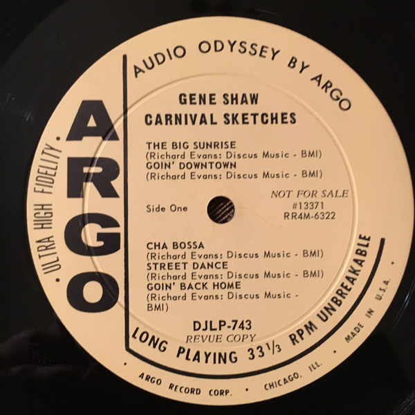 Gene Shaw – Carnival Sketches (1964, Vinyl) - Discogs