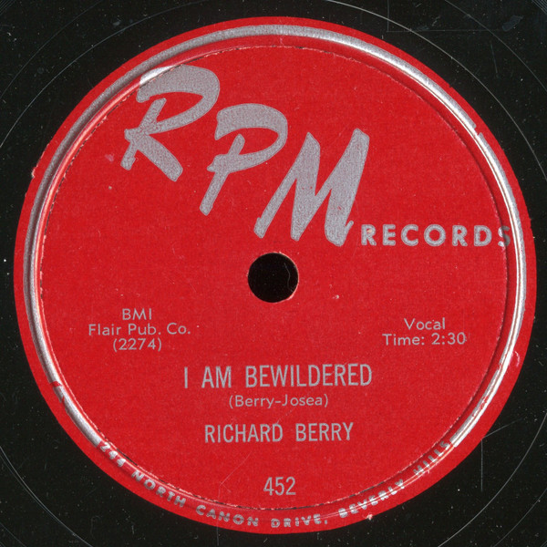 lataa albumi Richard Berry - Pretty Brown Eyes I Am Bewildered