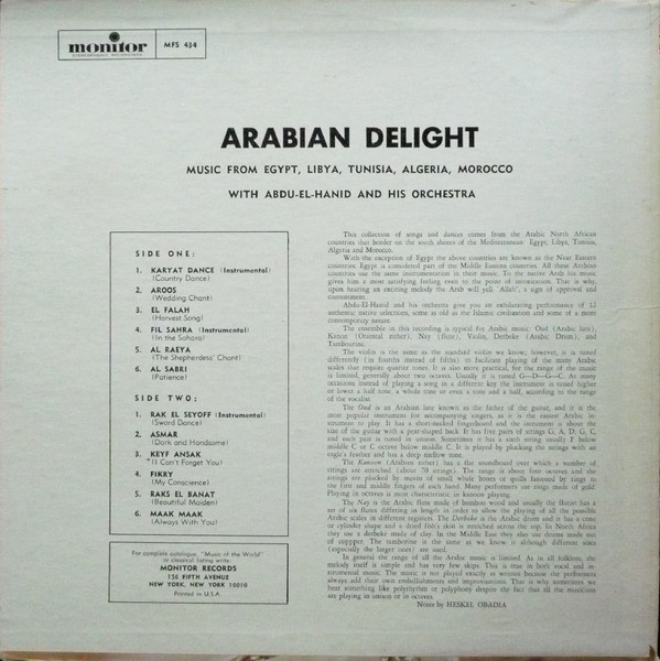 ladda ner album AbduElHanid And His Orchestra - Arabian Delight