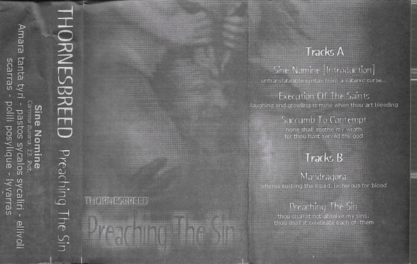 télécharger l'album Thornesbreed - Preaching The Sin