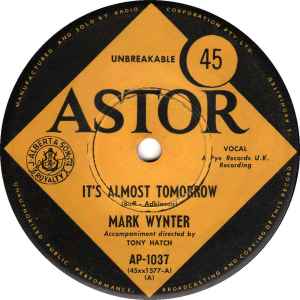 Mark Wynter - It's Almost Tomorrow album cover