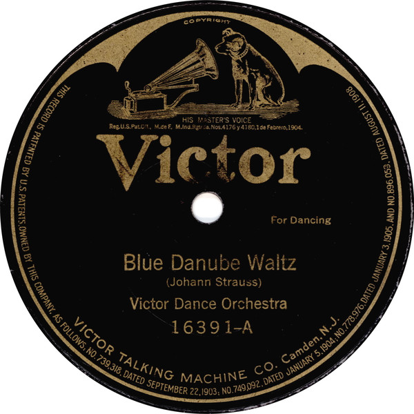 last ned album Victor Dance Orchestra Arthur Pryor's Band - Blue Danube Waltz Angel Of Love Waltz