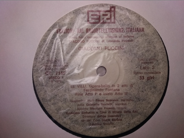 last ned album Giacomo Puccini - Le Villi Tre Minuetti Inno A Diana E L Uccellino Crisantemi Manon Requiem