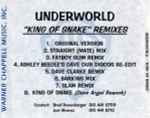 Cover of King Of Snake (Remixes), 1999, CDr