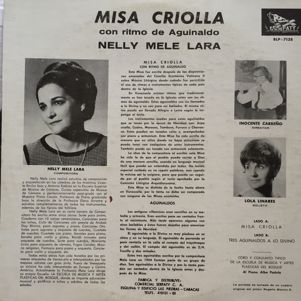 télécharger l'album Download Nelly Mele Lara - Misa Criolla Con Ritmo De Aguinaldo album