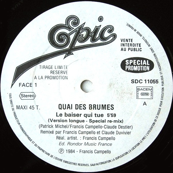 descargar álbum Quai Des Brumes - Le Baiser Qui Tue