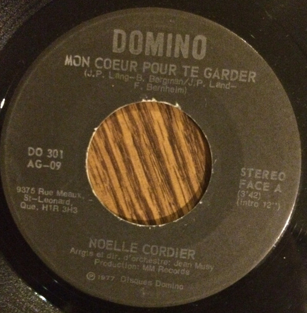 lataa albumi Noelle Cordier - Mon Cœur Pour Te Garder