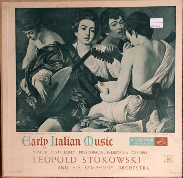 Leopold Stokowski And His Symphony Orchestra – Early Italian Music