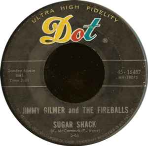 Jimmy Gilmer - Sugar Shack album cover
